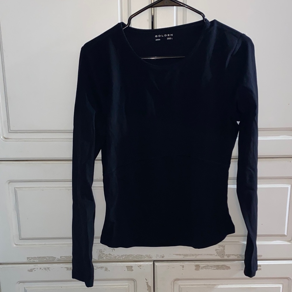 Aritzia Black Long Sleeve Top